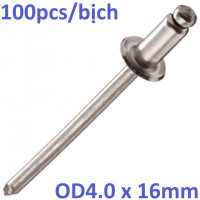 Rivet Inox 304 OD4.0x16mm (100pcs)