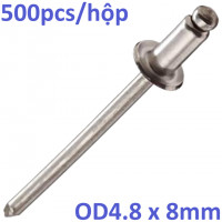 Rivet Inox 304 OD4.8x8mm (500pcs)