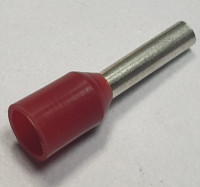 Đầu Cosse Pin Rỗng Bọc Nhựa 1.5 mm2 KST Màu Đỏ E1512