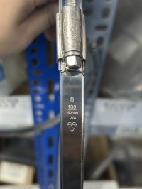 Siết Cổ Dê Inox 304 Orbit Ống 150-180mm