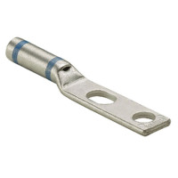 Đầu Cos Nối Cáp Điện 2 Lỗ Compression Lugs Thẳng 6 AWG 3/8