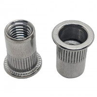 Tán Rút (Nutsert) Bít Đầu Inox 304 M6