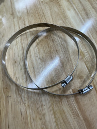 Cổ Dê Vặn Vít Inox 201 Cho Ống Từ 141-165mm