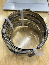 Cổ Dê Vặn Vít Inox 201 Cho Ống Từ 141-165mm