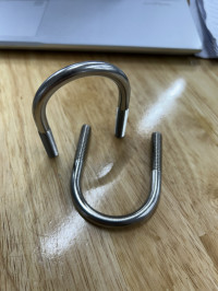 Cùm U Inox 304 DN32 M8x42-69mm