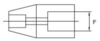 Đầu Tuýp Chuyển Đổi/Khớp Nối Dr.3/8 - 1/4inch Sata 12917_drawing