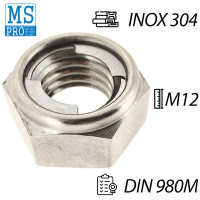 Tán Khóa Inox 304 DIN980M M12