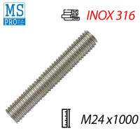 Ty Ren Inox 316 M24x1000