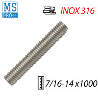 Ty Ren Inox 316 UNC 7/16-14 x 1000