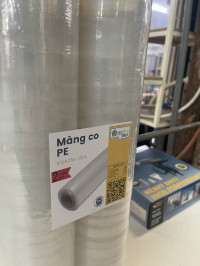 Màng Co PE, 17 Micro, Khổ 500mm, 2.4 Kg (Lõi 0.5Kg/Ø50)