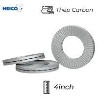 Lông Đền Heico-Lock Thép Mạ Zinc Flake Vành Rộng M6