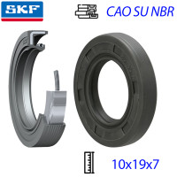 Phốt Chắn Dầu SKF 10x19x7 HMSA10 RG1, Cao su Nitrile (NBR)