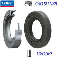 Phốt Chắn Dầu SKF 10x20x7 HMSA10 RG, Cao su Nitrile (NBR)