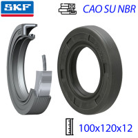 Phốt Chắn Dầu SKF 100x120x12 HMSA10 RG, Cao su Nitrile (NBR)