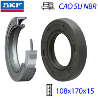 Phốt Chắn Dầu SKF 108x170x15 HMSA10 RG, Cao su Nitrile (NBR)