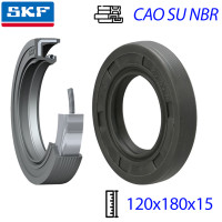 Phốt Chắn Dầu SKF 120x180x15 HMSA10 RG, Cao su Nitrile (NBR)