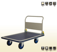 Xe Đẩy Hàng 4 Bánh (500Kg) Prestar NG401/8 (1 Tầng, 1 Tay Đẩy)