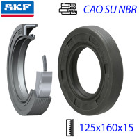 Phốt Chắn Dầu SKF 125x160x15 HMSA10 RG, Cao su Nitrile (NBR)