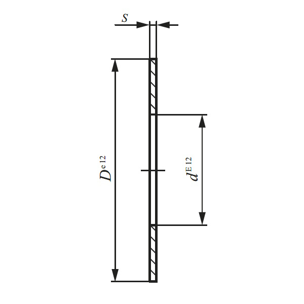 Vòng Đệm Vòng Bi 55x78x1 mm IKO AS 5578_drawing