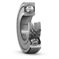 Vòng Bi Cầu Rãnh Sâu SKF 6208-2Z (40x80x18) Nắp Chắn Thép (Hai Bên)