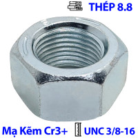 Tán Thép Mạ Kẽm Trắng Cr3+ UNC 3/8-16