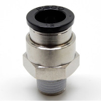 Đầu Nối Nhanh Khí Nén Dạng Thẳng Thân Lục Giác Ren Ngoài Pisco PC12-02