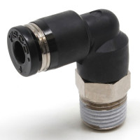Đầu Nối Nhanh Khí Nén Dạng Cong 90° Ren Ngoài Pisco PL4-N1U