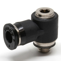 Đầu Nối Nhanh Khí Nén Dạng Cong 90° Đầu Lục Giác Chìm Ren Ngoài Pisco POL4-M5M-C