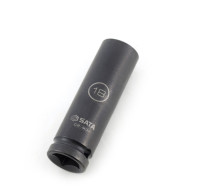 Đầu Tuýp Dài Lục Giác Đen 1/2" Thành Mỏng 24mm Sata 34417T