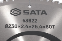 Lưỡi Cưa Gỗ Ø230×2.4×25.4×60T Sata 53621