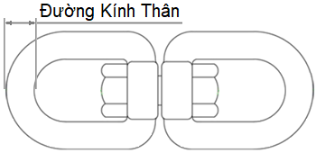 Ma Ní Chống Xoắn Inox 304 M14_drawing