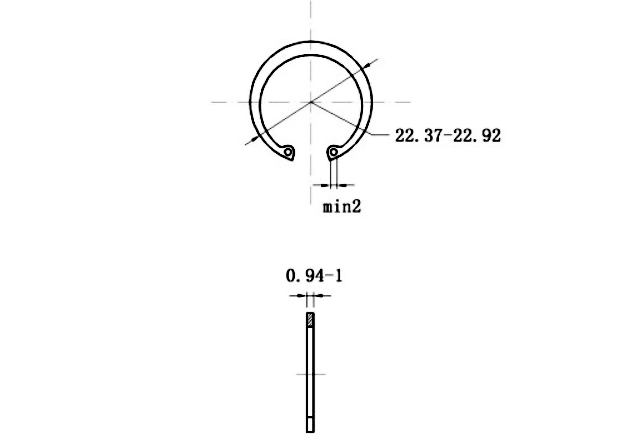 Phe Gài Lỗ Inox 420 DIN472 D21x1.0 (5Cái/Bịch)_drawing