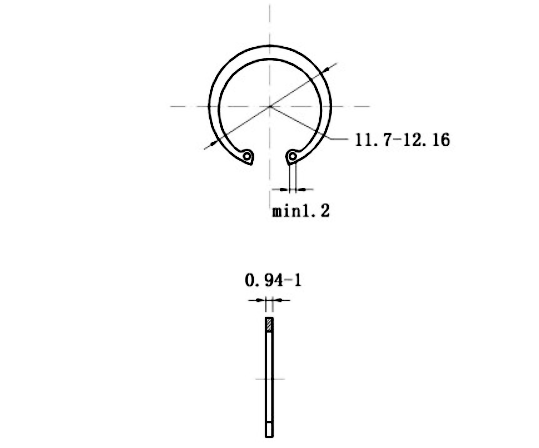 Phe Gài Lỗ Inox 420 DIN472 D11x1.0 (10Cái/Bịch)_drawing