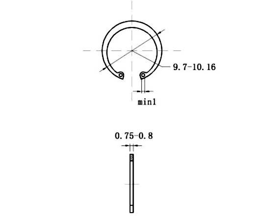 Phe Gài Lỗ Inox 420 DIN472 D9x0.8 (10Cái/Bịch)_drawing