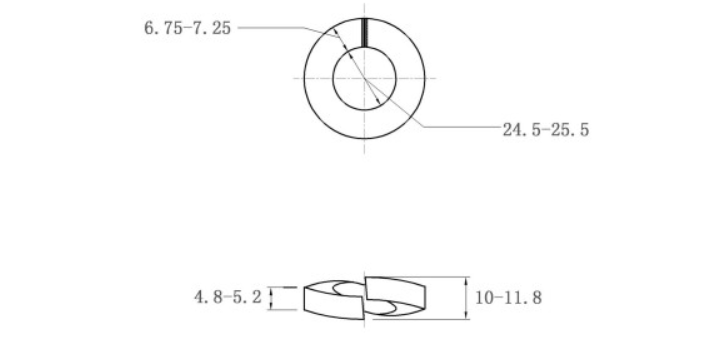 Lông Đền Vênh Inox 316 DIN127 M24_drawing