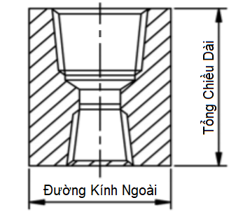 Khớp Nối Giảm NPT A182-F304/304L DN40 (1.1/2)_drawing