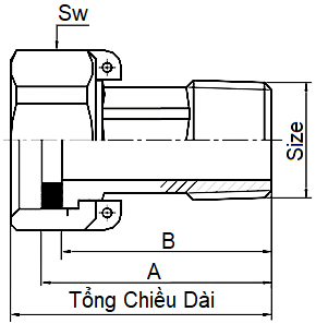Đuôi Đồng Hồ Và Rắc Co MIHA 1"-11 (25x32)_drawing