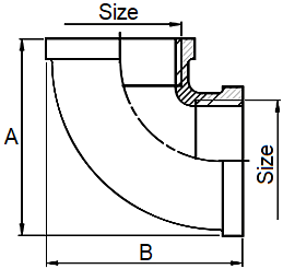 Cút Đồng Ren Trong MIHA 1/2"-14 (DN15)_drawing