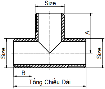 Tê Đồng Ren Ngoài MIHA 1/2"-14 (DN15)_drawing