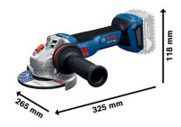 Máy Mài Góc Pin GWS 18V-11 S (SOLO) 100MM 18V Bosch 06019N40K0