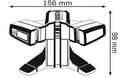 Máy Cân Mực Laser Tia Đỏ Bosch GTL 3_drawing