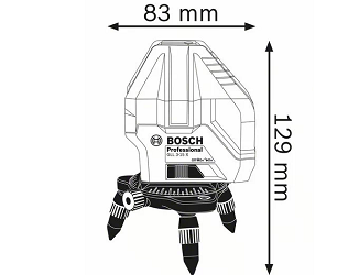 Máy Cân Mực Laser Tia Đỏ Bosch GLL 3-15 X_drawing