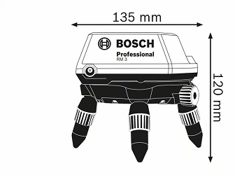 Đế Xoay Bluetooth Bosch RM3_drawing