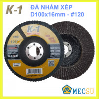 Đá Nhám Xếp K1 (Màu Nâu) D100x16mm, #120 N100N