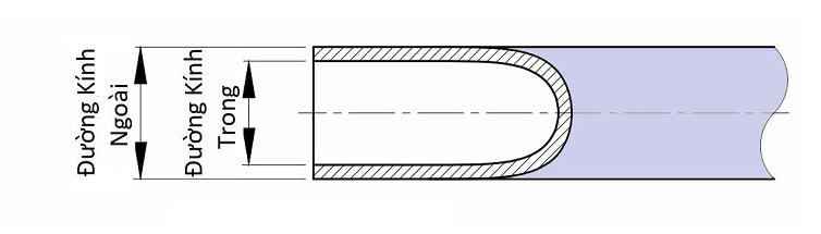 Ống Dẫn Khí PA OD12 x ID9 mm Màu Đen CDC PA 1290_drawing