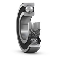 Vòng Bi Cầu Rãnh Sâu Inox SKF W 6201-2RS1 (12x32x10) Phốt Cao Su NBR Tiếp Xúc (Hai Bên)