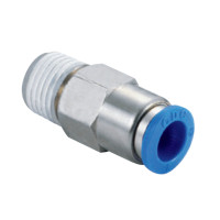 Đầu Nối Nhanh Khí Nén Tự Ngắt Phi 4 mm-1/4 inch CDC SPC 0401