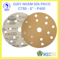 Giấy Nhám Dĩa Đế Lông PACO C750 5" Độ Nhám 400