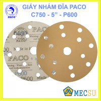 Giấy Nhám Dĩa Đế Lông PACO C750 5" Độ Nhám 600