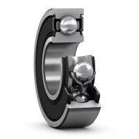 Vòng Bi Cầu Rãnh Sâu SKF 6000-2RSL (10x26x8) Phốt Cao Su NBR Ma Sát Thấp (Hai Bên)